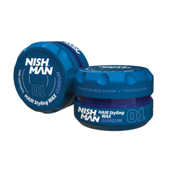 Nish Man Hair Styling Wax (01) GumGum 150ml