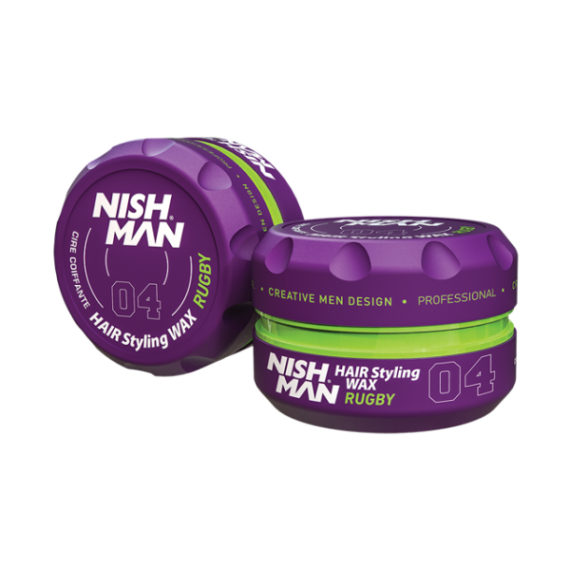 Nish Man Hair Styling Wax (04) Rugby 100ml