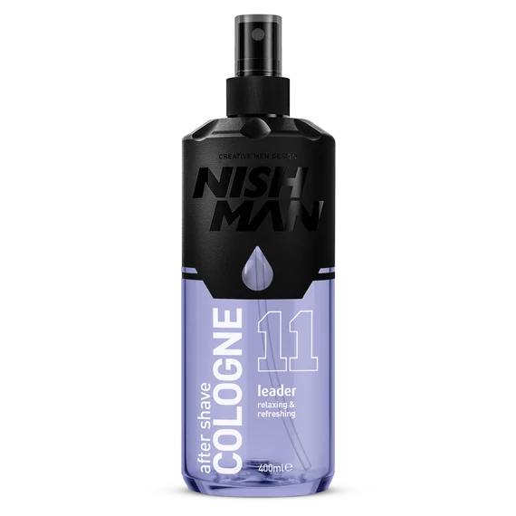 Nish Man After Shave Lotion Cologne 11 Leader 400ml (Pro Size)