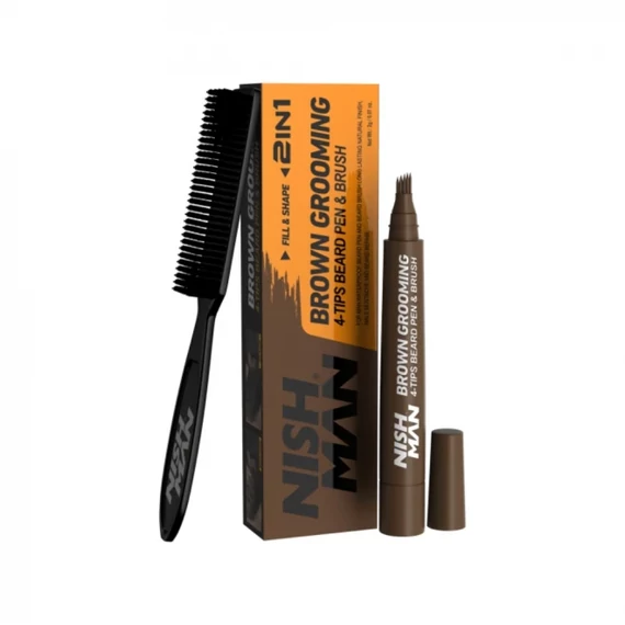 Nish Man Bear Pen & Brush (brown)