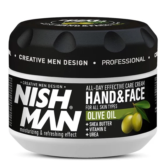 Nish Man Hand & Face Cream Olive Oil kéz- és arckrém 300ml