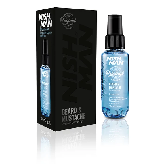 Nish Man Beard Perfume Genius szakáll kondicionáló spray 75ml