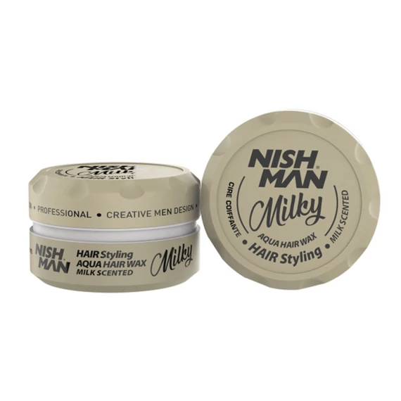 Nish Man Aqua Wax Milky hajformázó 150ml