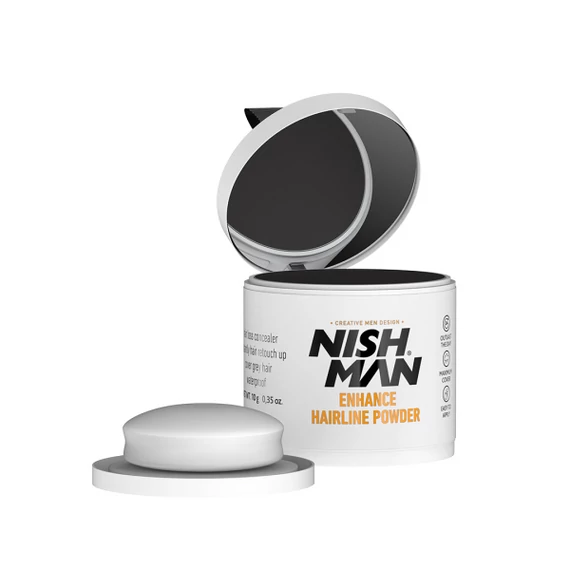 Nish Man Hairline Powder (black) fedő/korrektor 10g