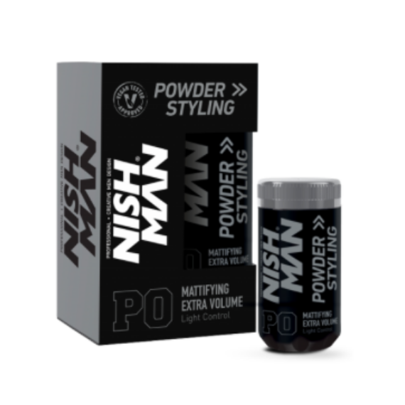 Nish Man Mattifying Extra Volume Powder Light Control(P0) 20g