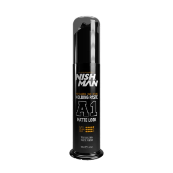 Nish Man Hair Styling Molding Paste (A1) Matte Look 100ml