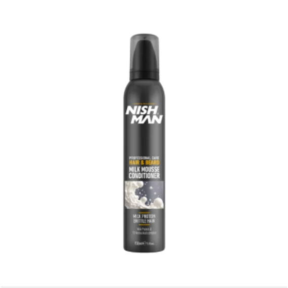 Nish Man hair & Beard Milk Mousse Conditioner kondicionáló 150ml