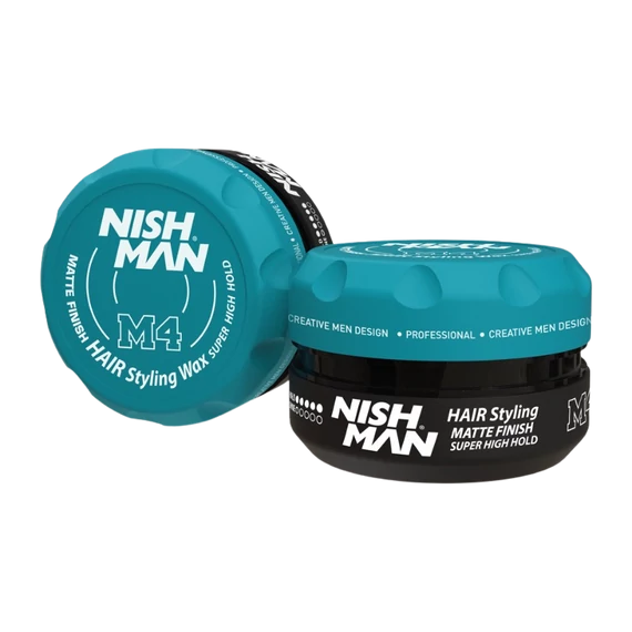 Nish Man hajformázó (M4) Matte Super Hold Wax (Travel Size) 30ml