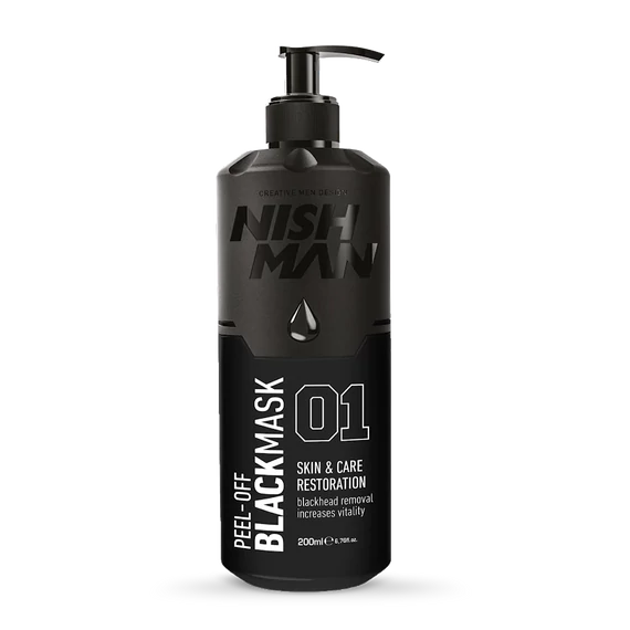 Nish Man Peel-Off Black Mask 200ml
