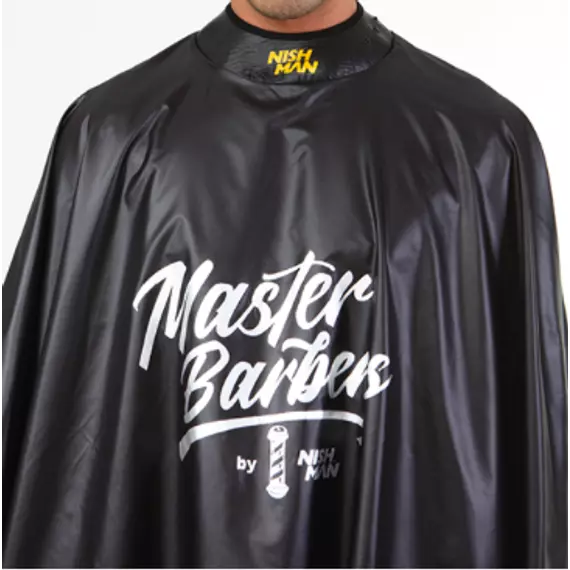 Nish Man Premium "Master Barbers" (Black) fekete beterítő