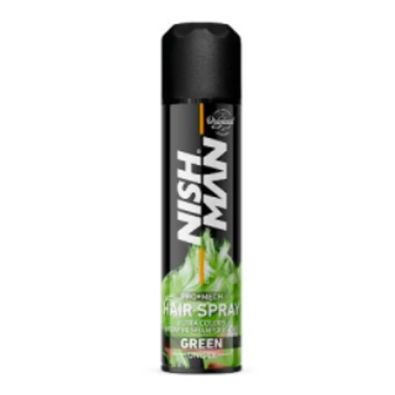 Nish Man Pro Mech zöld hajszínező spray 150ml
