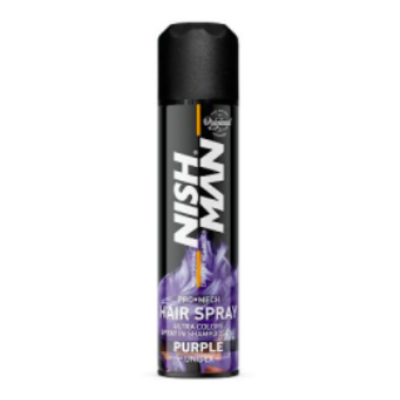 Nish Man Pro Mech Coloring Hair Spray (purple)150ml