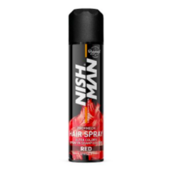 Nish Man Pro Mech Coloring Hair Spray (red)150ml