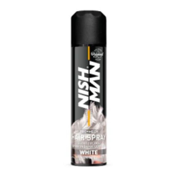 Nish Man Pro Mech Coloring Hair Spray (white)150ml