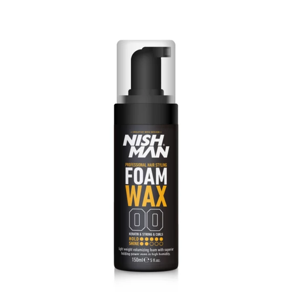 Nish Man Foam Wax (00) beszárító hab 150ml