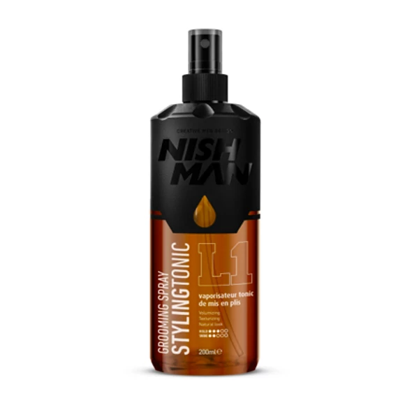 Nish Man Grooming Spray Styling Tonic hajformázó tonik 200ml