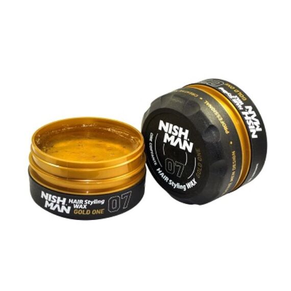 Nish Man Hair Styling Aqua Wax Gold One (07) 100ml