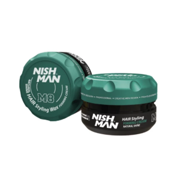 Nish Man hajformázó (M8) Forming Cream Natural Shine Wax 100ml