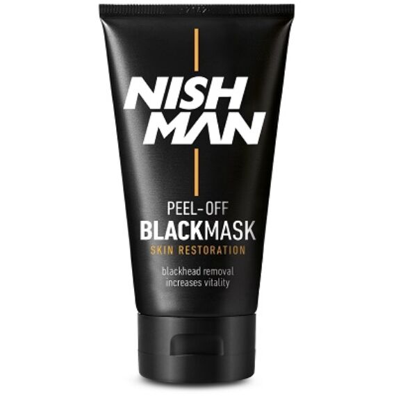 Nish Man Peel-Off Black Mask For Men 150ml