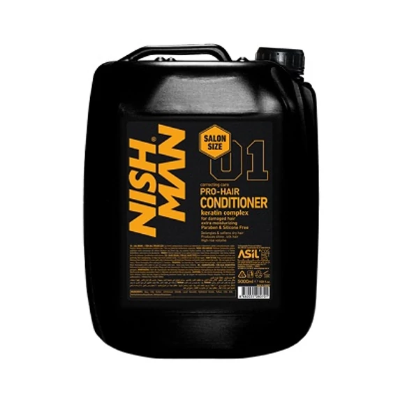 Nish Man Pro-Hair Conditioner Keratin Complex 5000ml (Pro Size)