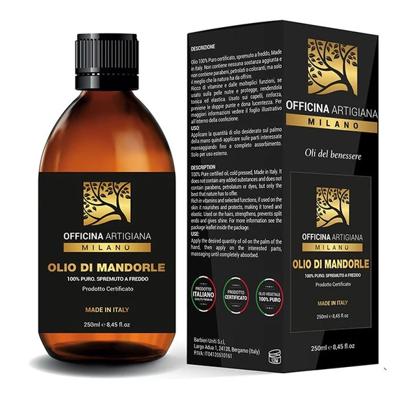 Officina Artigiana Sweet Almond Oil 100% Pure édesmandulaolaj 250ml