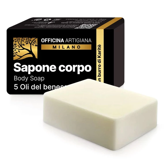 Officina Artigiana Body Soap 5 Oli del Benessere testszappan 100g