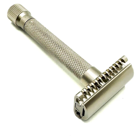 Parker VAR-SC Open Comb Adjustable Safety Razor - All Satin - biztonsági borotva