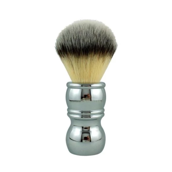 RazoRock Chrome Plissoft Synthetic Shaving Brush - 24mm Knot