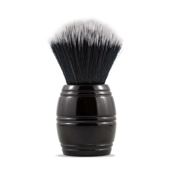 RazoRock 24 Barrel Shaving Brush - With Tuxedo Plissoft Synthetic Knot borotvapamacs