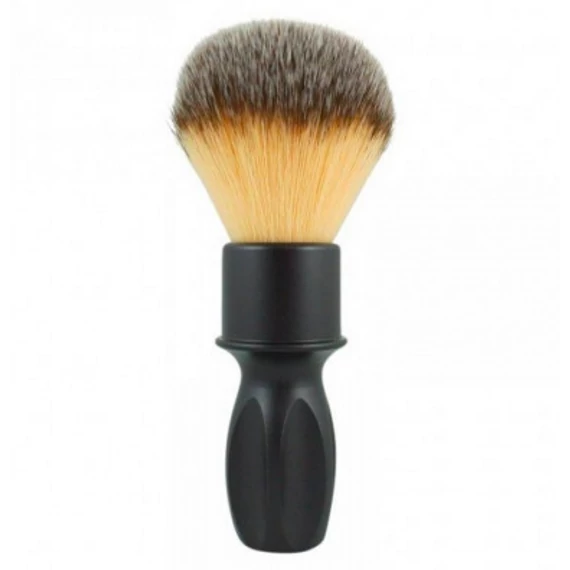 RazoRock 400 Matte Black Plissoft synthetic shaving brush - 24mm knot