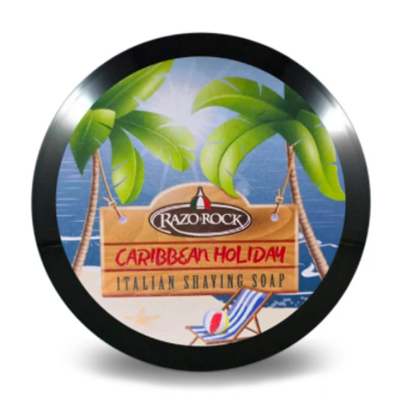 Razorock Caribbean Holiday Shaving Soap 150mll