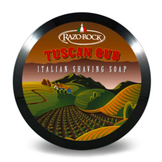 Razorock Tuscan Oud Shaving Soap borotválkozó szappan 150ml