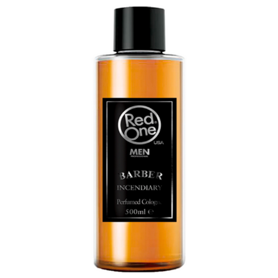 RedOne After Shave Barber Cologne Lotion Splash - Incendiary (70°) 500ml (Pro Size)