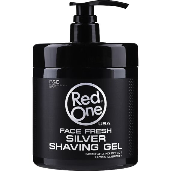 RedOne Shaving Gel Platinum Black Series - Silver borotvagél 1000ml (Pro Size)