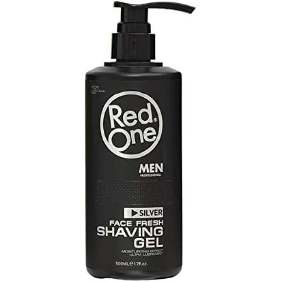 RedOne Shaving Gel Platinum Black Series - Silver borotvagél 500ml