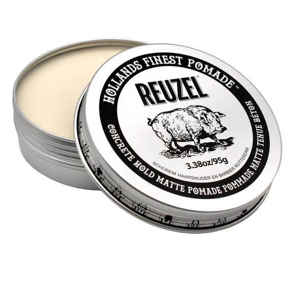 Reuzel Pomade Concrete Hold - Matte Finish, Strong Hold hajformázó 95g