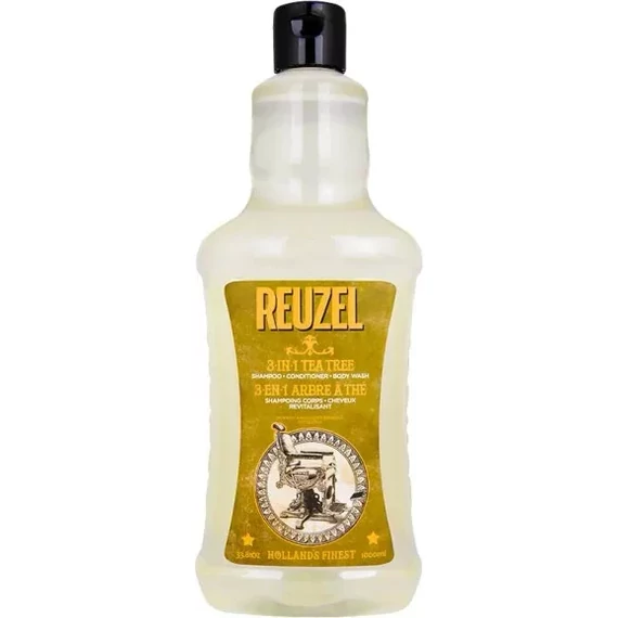 Reuzel 3-in-1 Tea Tree Shampoo sampon 1000ml (Salon Size)
