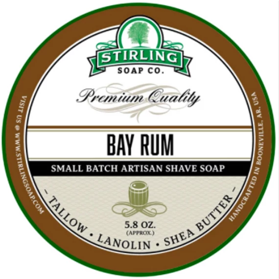 Stirling Shaving Soap Bay Rum borotválkozó szappan 170ml