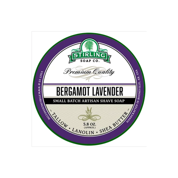 Stirling Bergamot Lavender borotválkozó szappan 170ml