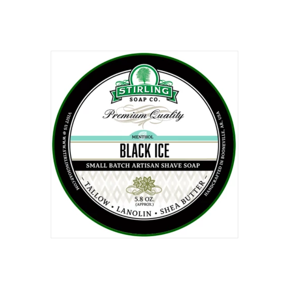 Stirling Shaving Soap Black Ice 170ml