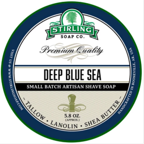 Stirling Shaving Soap Deep Blue Sea 170ml