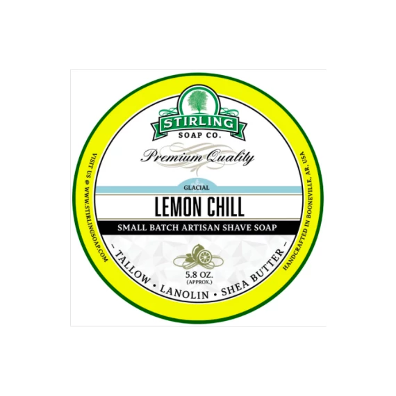 Stirling Shaving Soap Lemon Chill (glacial)170ml