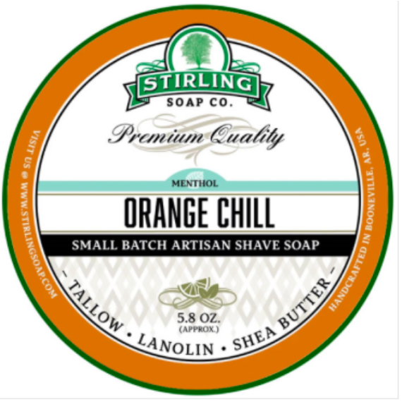 Stirling Shaving Soap Orange Chill 170ml