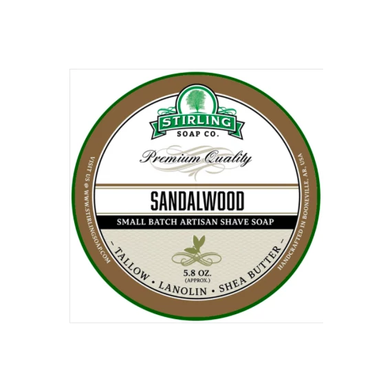 Stirling Shaving Soap Sandalwood borotválkozó szappan 170ml