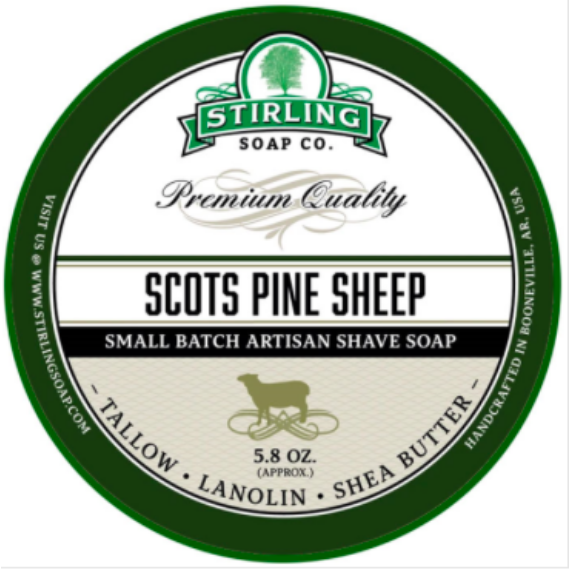 Stirling Shaving Soap Scots Pine Sheep 170ml