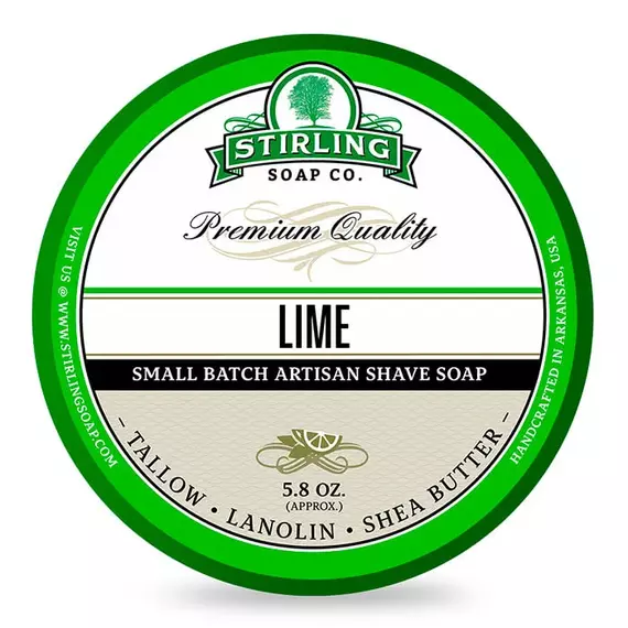 Stirling Shaving Soap Lime borotválkozó szappan 170ml