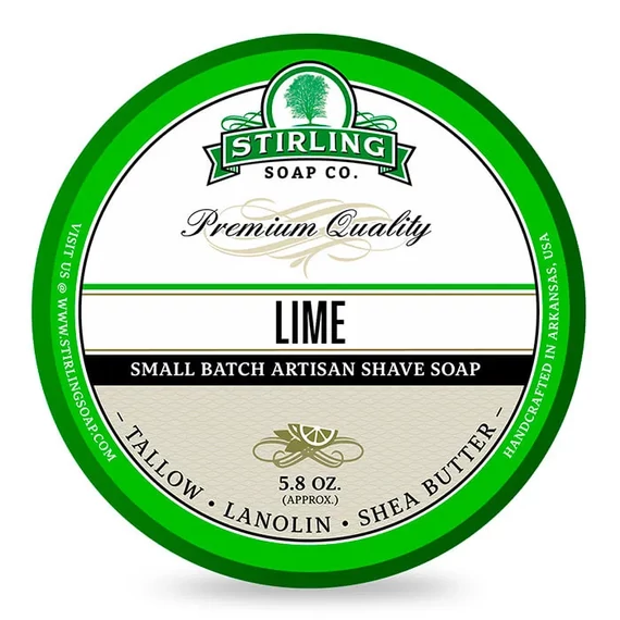 Stirling Shaving Soap Lime 170ml