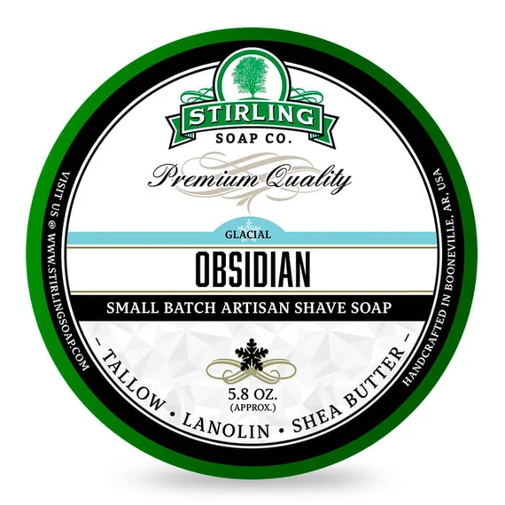 Stirling Shaving Soap Glacial Obsidian borotválkozó szappan 170ml