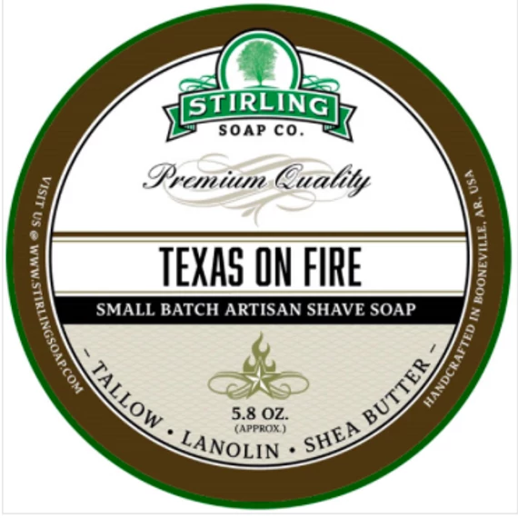 Stirling Shaving Soap Texas On Fire 170ml