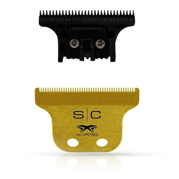 StyleCraft Replacement The One + Classic X-pro - Gold Titanium DLC Trimmer Blade Set